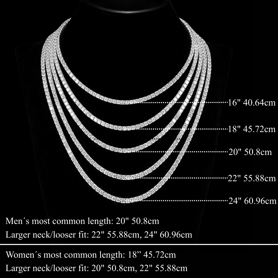 PURECUTS ICE VVS1 18K White Gold Tennis