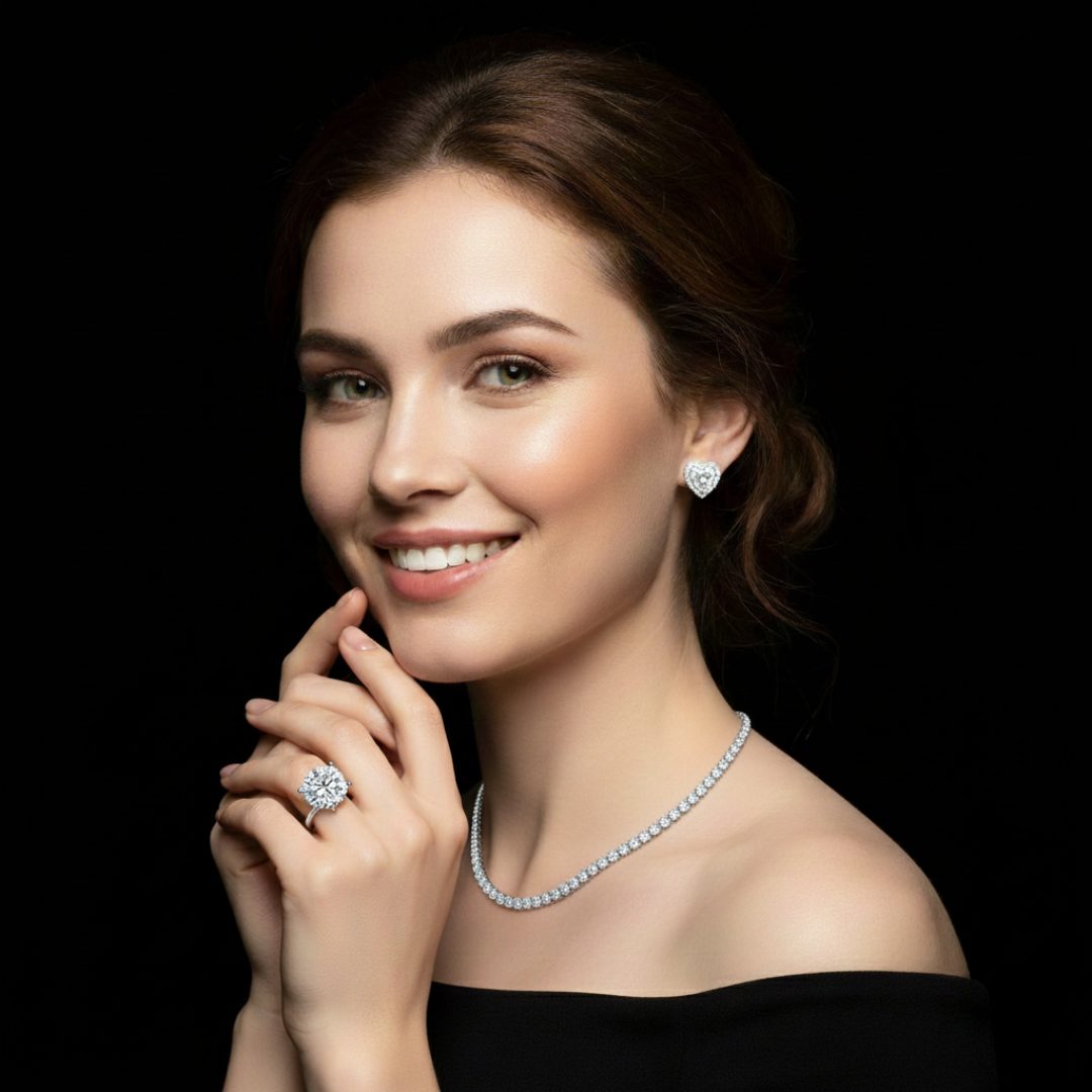 CROWN OF ICE VVS1 18K White Gold Ring