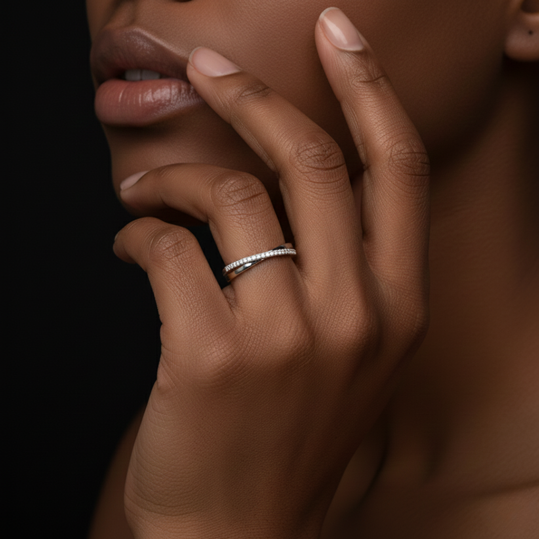 BRIDGE OF ICE VVS1 18K White Gold