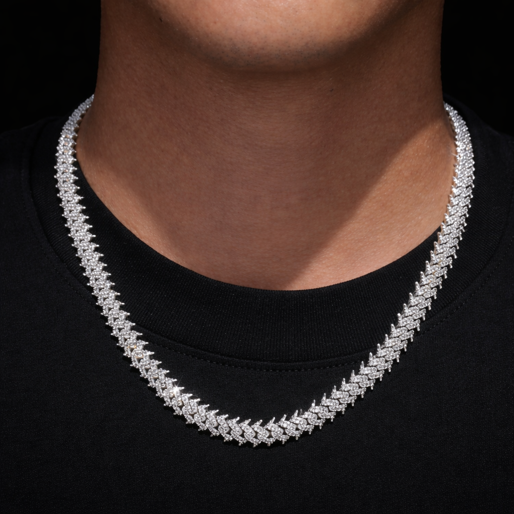 IMPERIALS ICE VVS1 18K White Gold Cuban