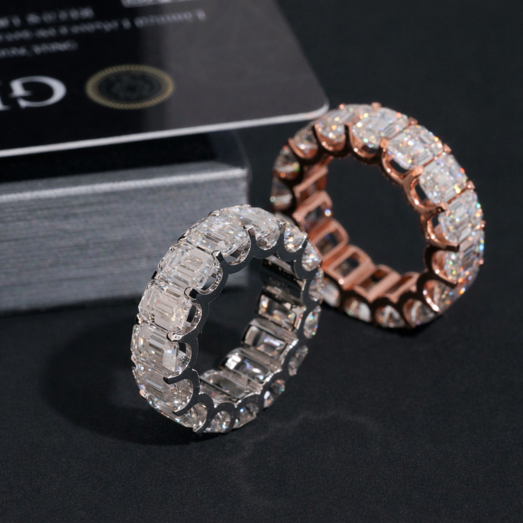 ECLIPSE OF ICE VVS1 18K White Gold Ring