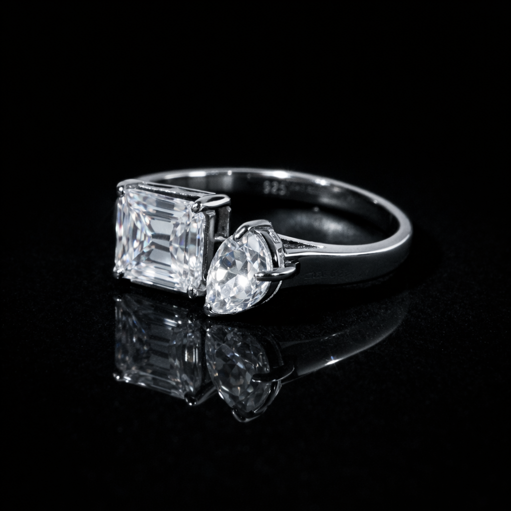 DUALITY ICE VVS1 18K White Gold