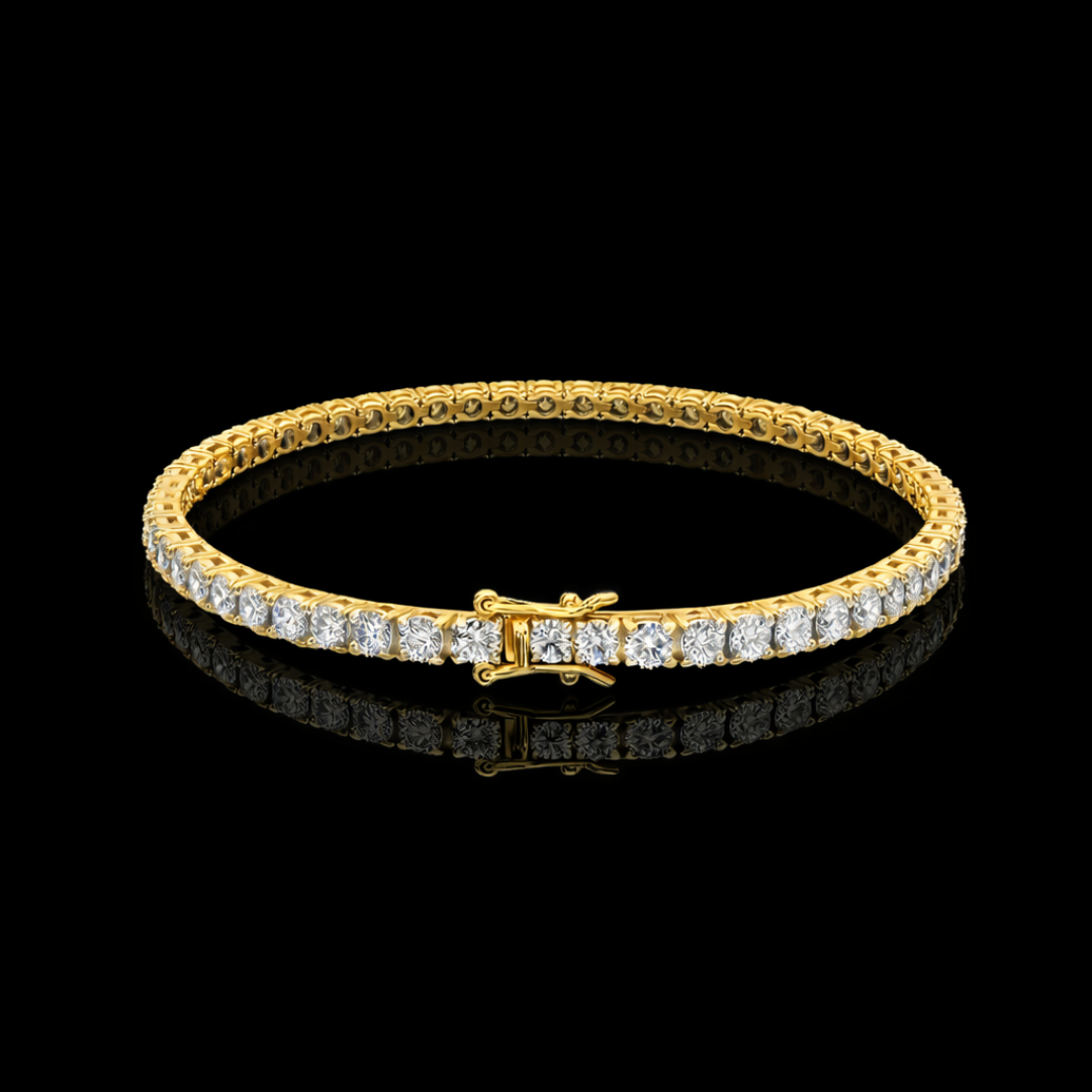 PURECUT ICE VVS1 18K Gold Tennis