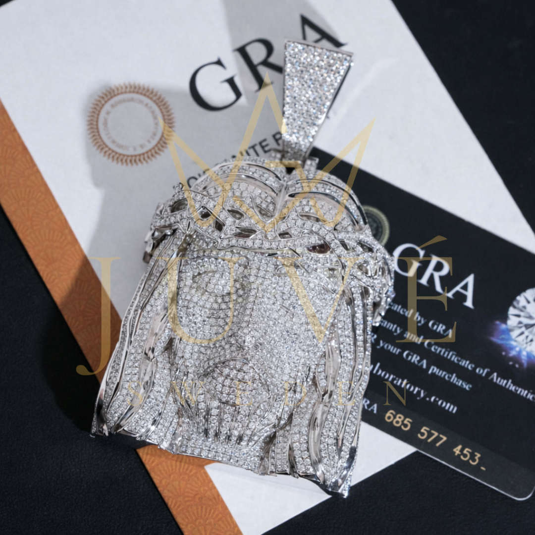 GOD OF ICE 500 Gram Solid 10k White Gold VVS1 Pendant