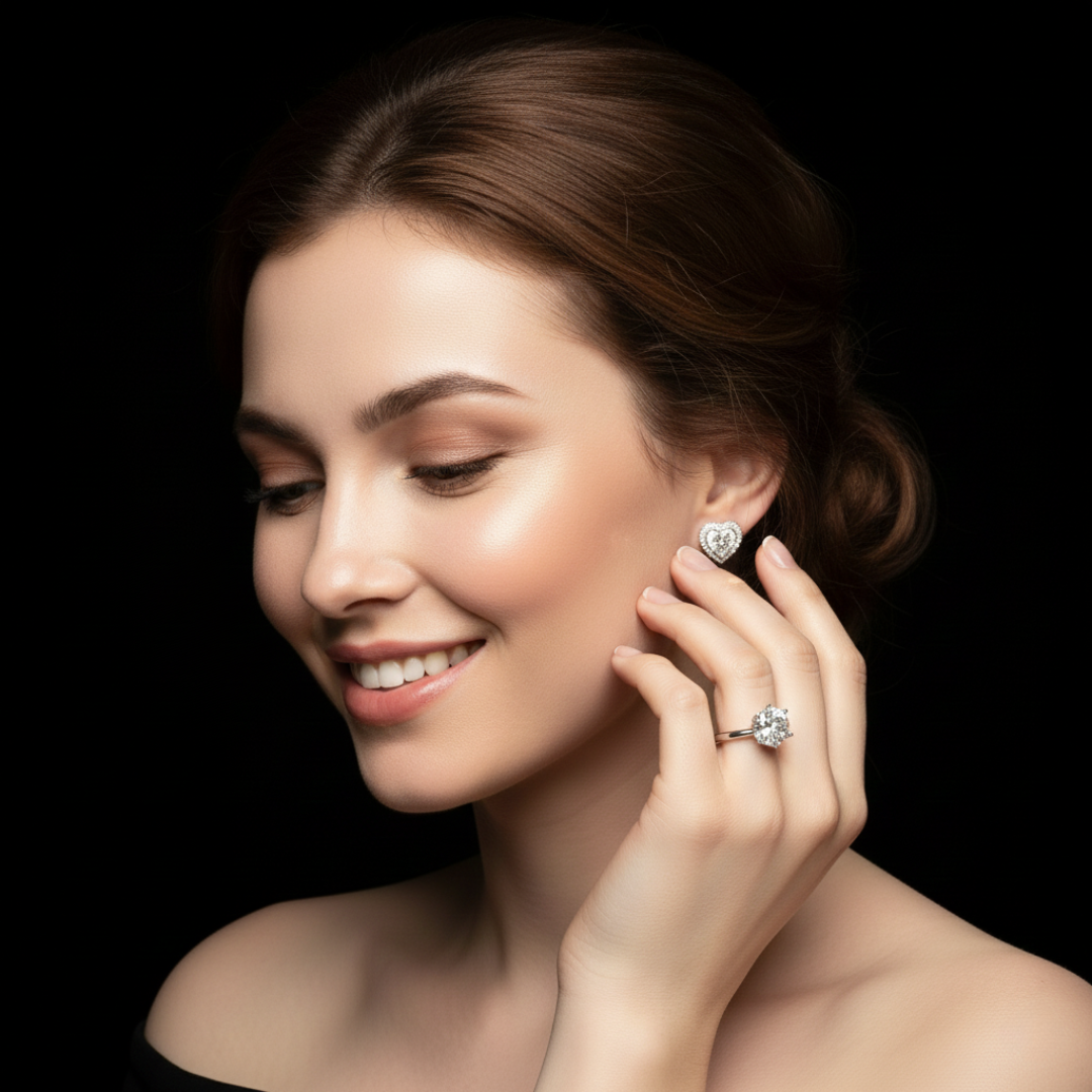 CROWN OF ICE VVS1 18K White Gold Ring