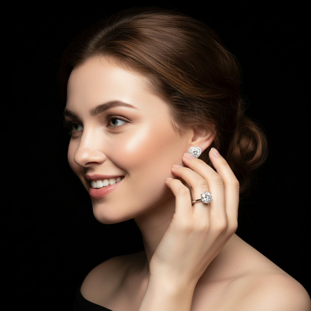 CROWN OF ICE VVS1 18K White Gold Ring