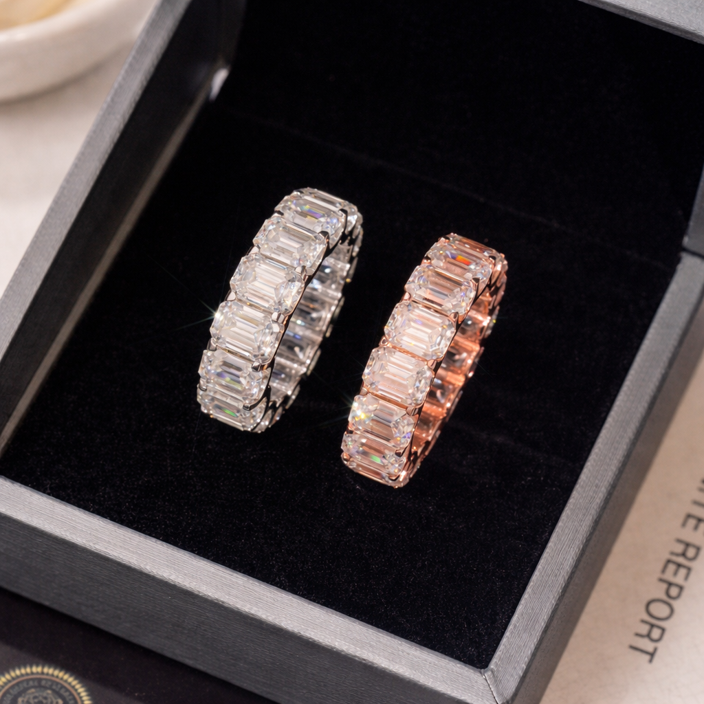 ECLIPSE OF ICE VVS1 18K White Gold Ring