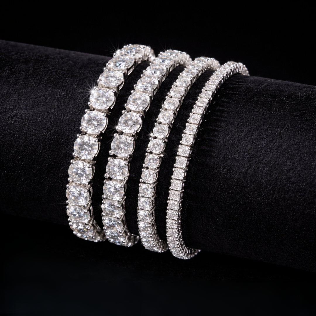 PURECUT ICE VVS1 18K White Gold Tennis