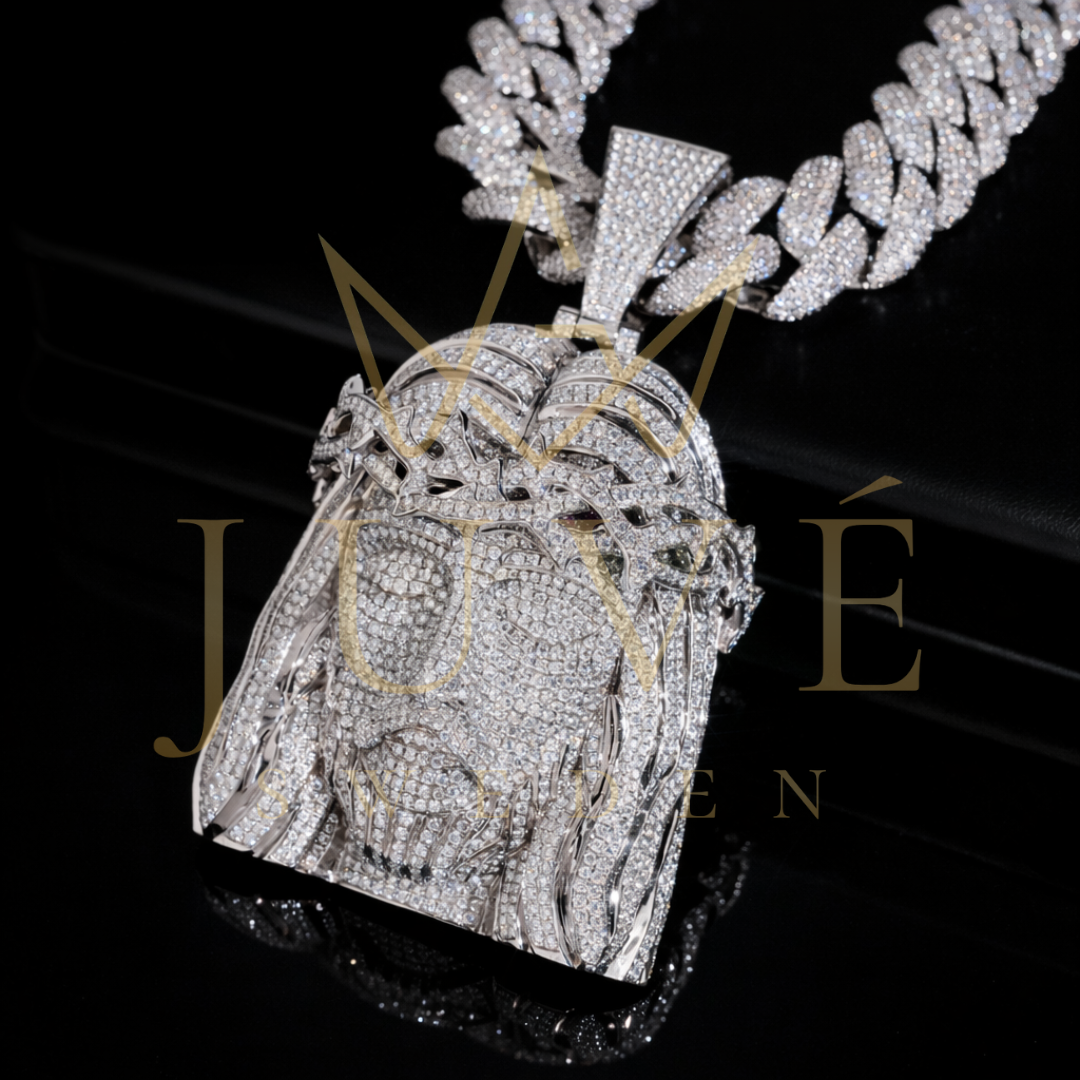 GOD OF ICE 500 Gram Solid 10k White Gold VVS1 Pendant