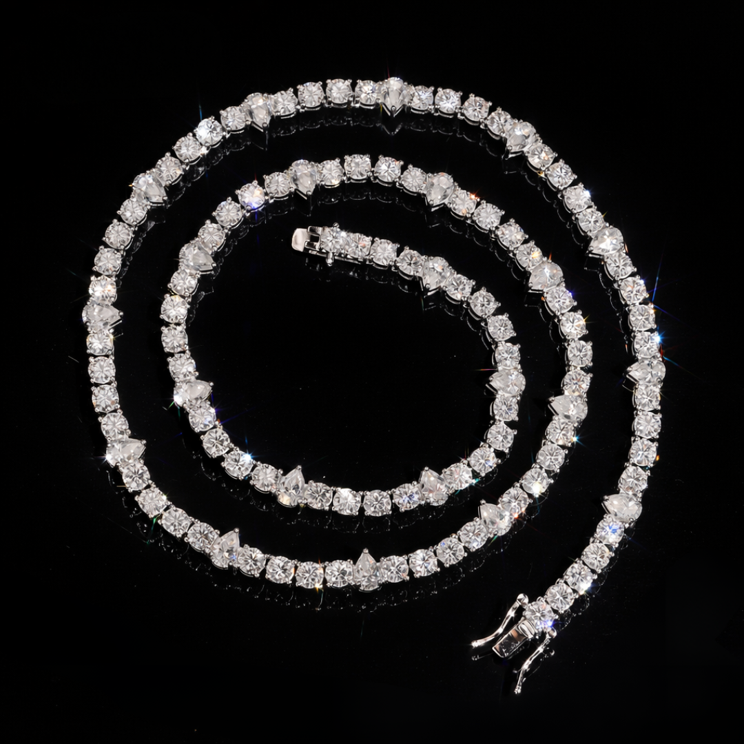 TWOCUTS ICE VVS1 18K White Gold Tennis