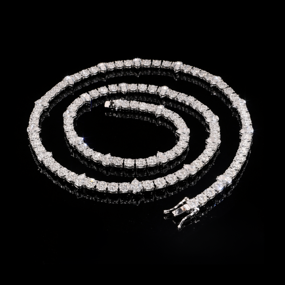 TWOCUTS ICE VVS1 18K White Gold Tennis