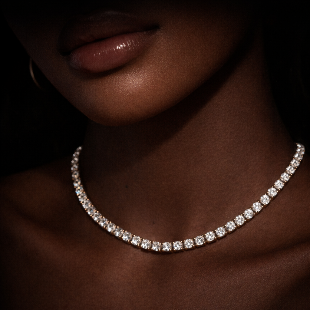 PURECUTS ICE VVS1 18K Gold Tennis